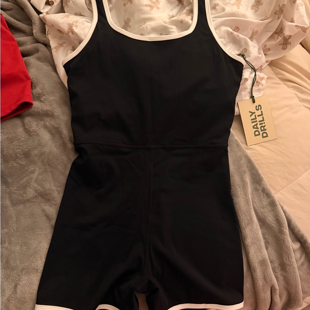 Daily Drills Go! Playsuit with Piping
